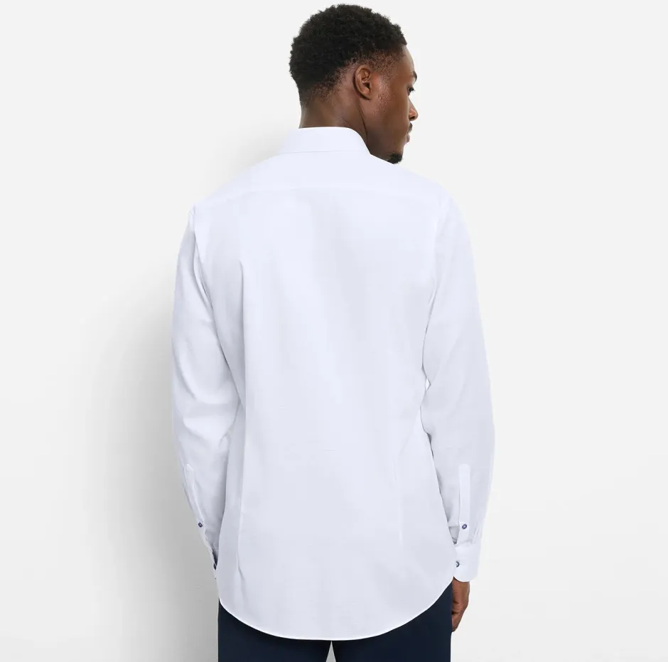 kauluspaita Level 5 Body Fit Contrast Trim Floral,>Olymp