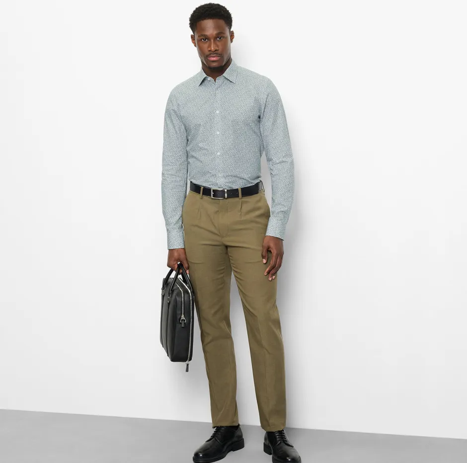 kauluspaita Level 5 Body Fit Microprint,>Olymp Best