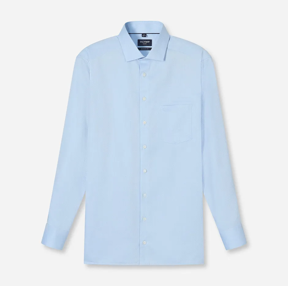 kauluspaita Luxor Modern Fit Light Blue,>Olymp Outlet