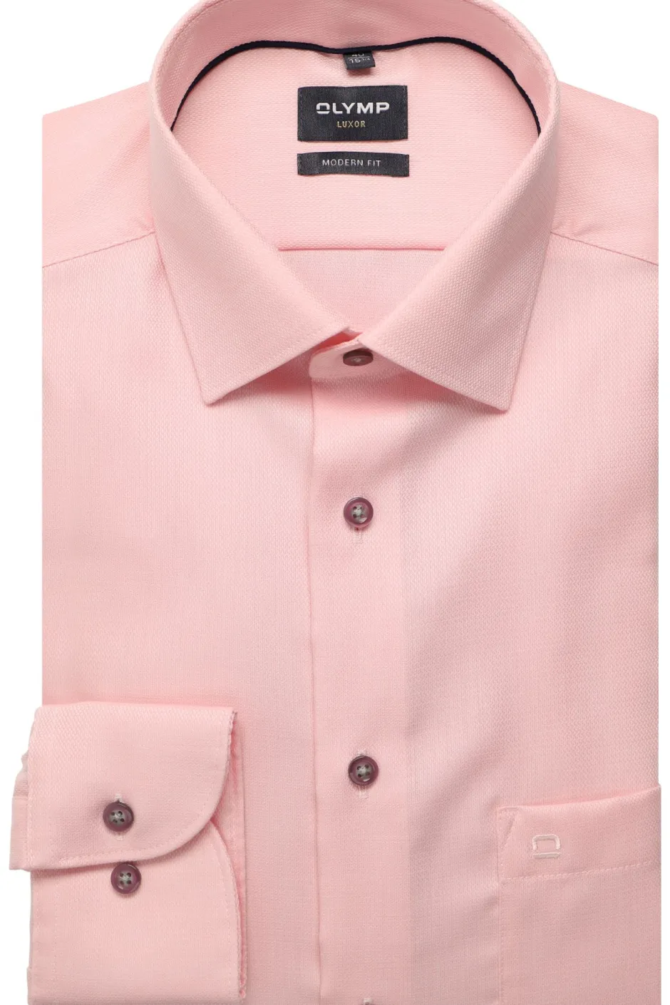 kauluspaita Luxor Modern Fit Light Pink,>Olymp Outlet