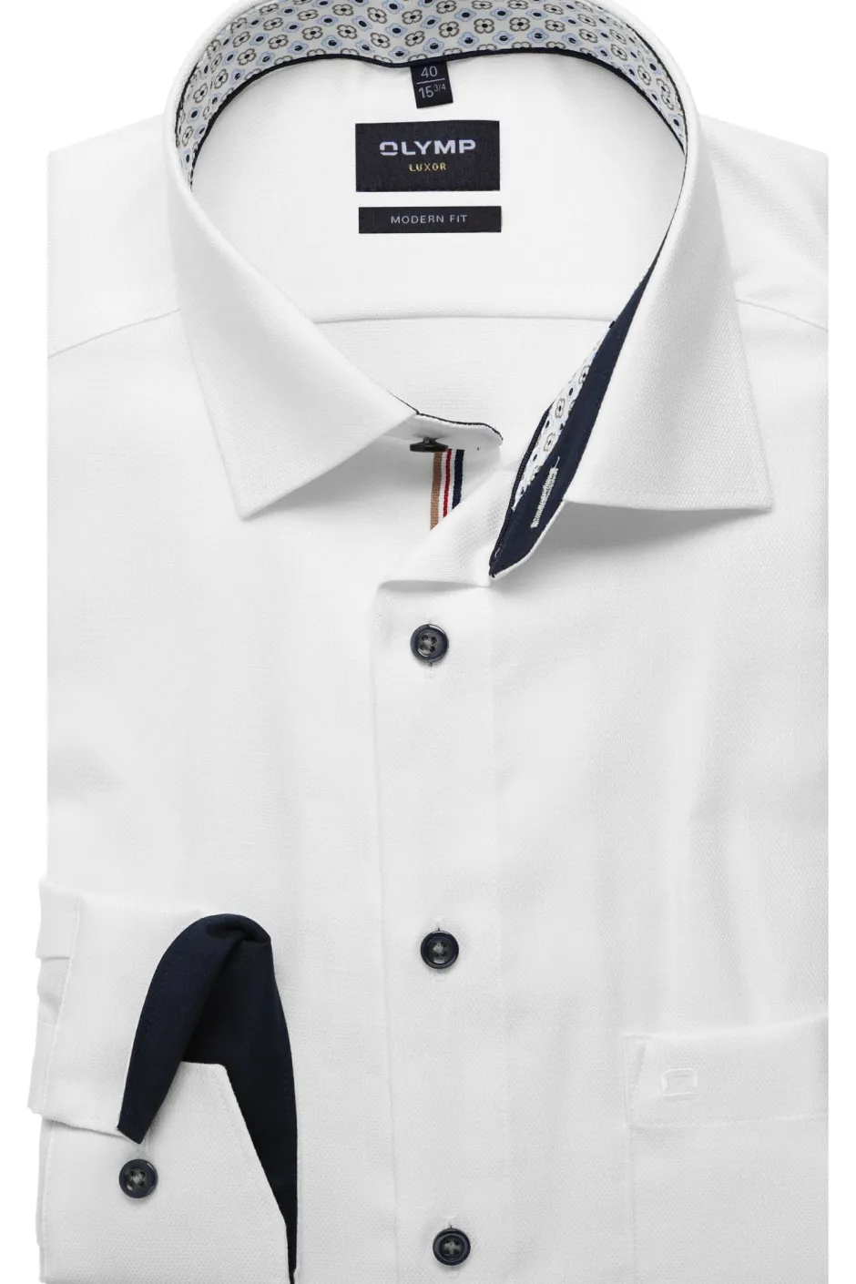 kauluspaita Luxor Modern Fit Contrast Print,>Olymp New