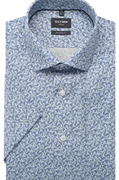 kauluspaita SS Luxor Modern Fit Microprint,>Olymp Outlet