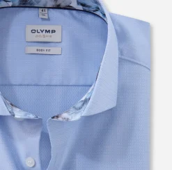 level five kauluspaita, body fit +hiha>Olymp