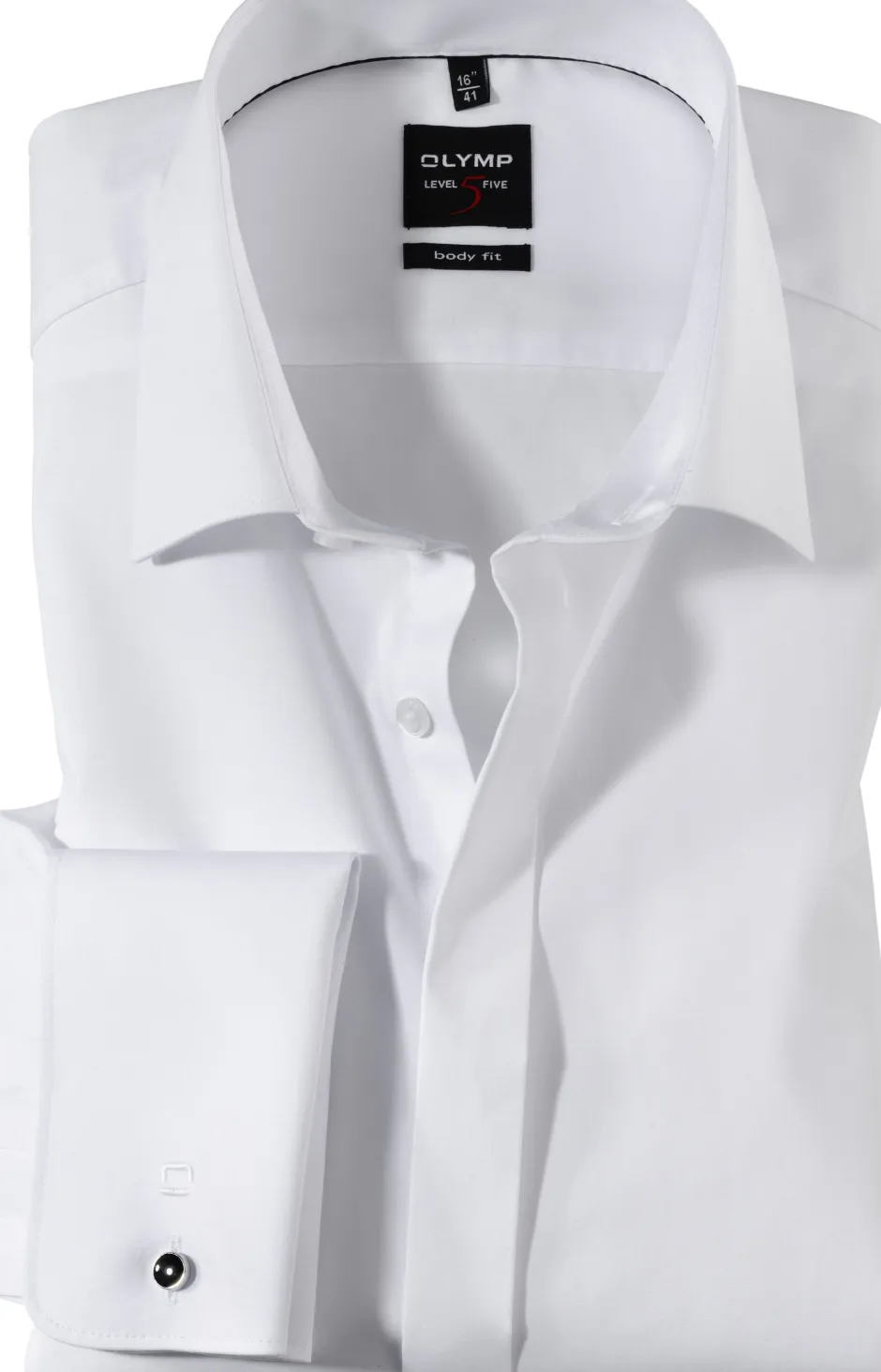 Level Five Kauluspaita, Body Fit Tuplamansetti + hiha>Olymp Clearance