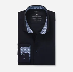 miesten kauluspaita, 095 24/7 - LUXOR MODERN FIT JERSEY>Olymp New