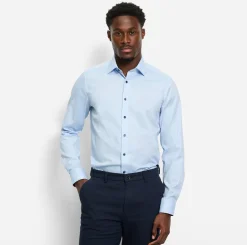 miesten kauluspaita, 051 LEVEL 5 BODY FIT CONTRAST + HIHA>Olymp