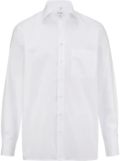 Miesten Kauluspaita, White Comfort Fit>Olymp Sale