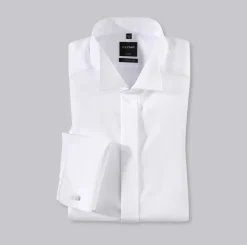 Miesten Smokkipaita, 0395-65-00 MODERN FIT WHITE WING>Olymp Clearance