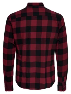 Only & Sons Ruudullinen Kauluspaita><noscript><img width=