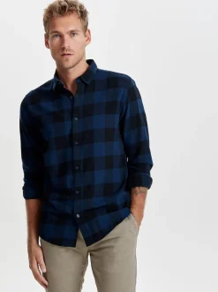 Only & Sons Ruudullinen Kauluspaita>Only and Sons Online