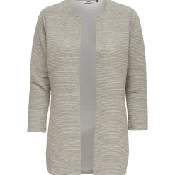 Trikooneuletakki, Leco 7/8 Vaaleanharmaa>Only Clearance