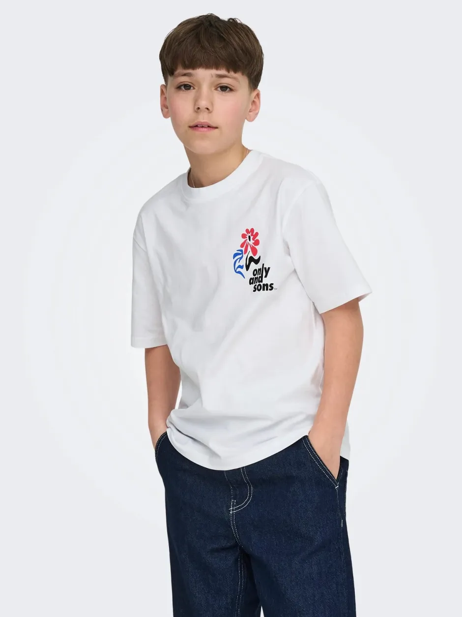 lasten t-paita OSJFRED Laurent Flow,>Only and Sons Junior