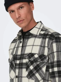 kauluspaita, ONSMILO OVR CHECK LS SHIRT><noscript><img width=