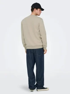 miesten collegepaita ONSCERES Crew Neck,>Only and Sons Hot