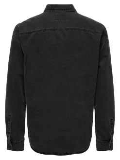 Miesten Farkkupaita, BANE DENIM SHIRT NOS><noscript><img width=