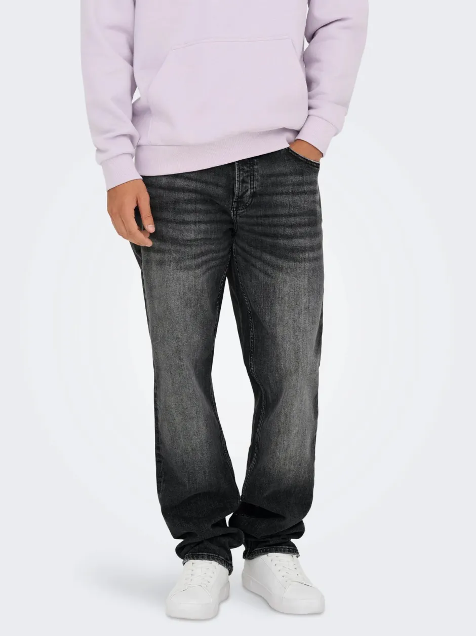 miesten farkut, ONSEDGE PERFORMANCE WB 3824 DOT DNM>Only and Sons Clearance