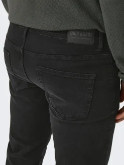 miesten farkut ONSWEFT REGULAR BLACK 8638 MAT DNM NOOS,><noscript><img width=