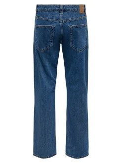 miesten farkut, EDGE BLUE 3813 STRAIGHT FIT Indigo><noscript><img width=