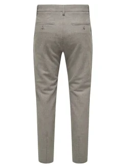 miesten housut, MARK SLIM BRUSHED PIQUE PANTS>Only and Sons