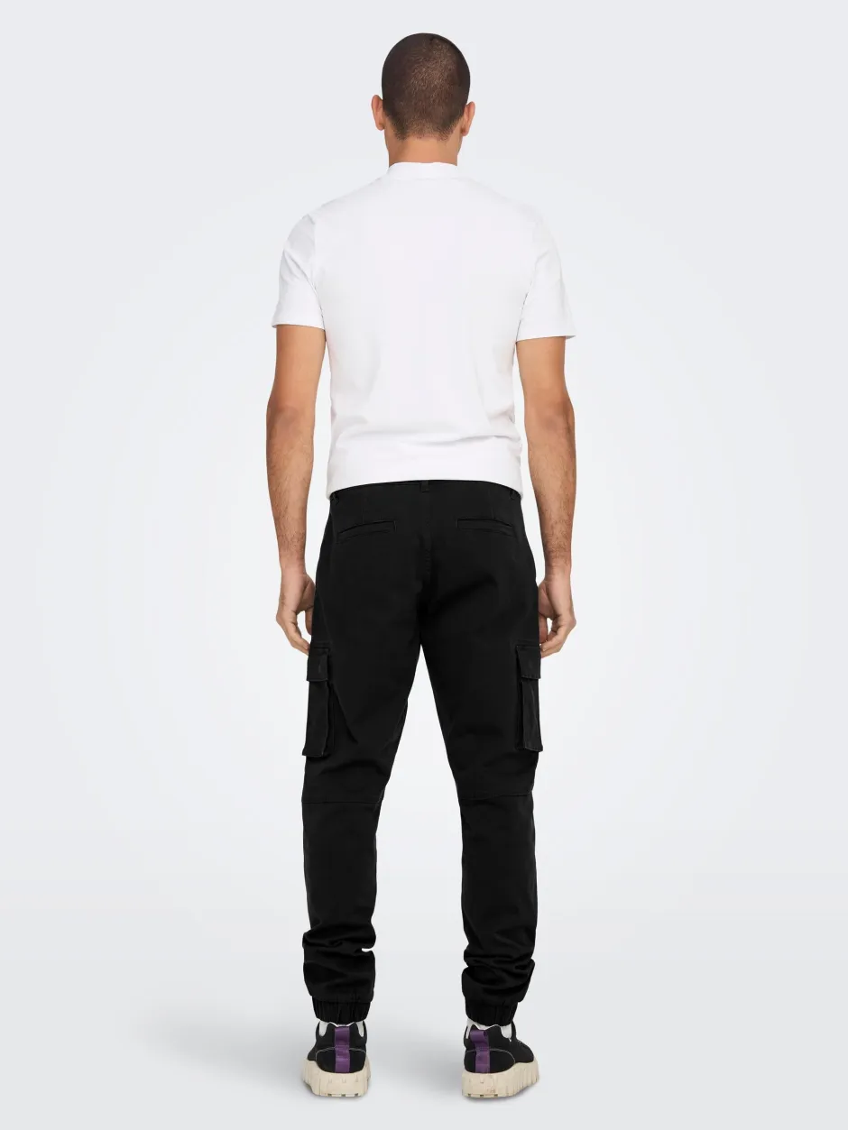 miesten housut, ONSCAM STAGE CARGO CUFF>Only and Sons New