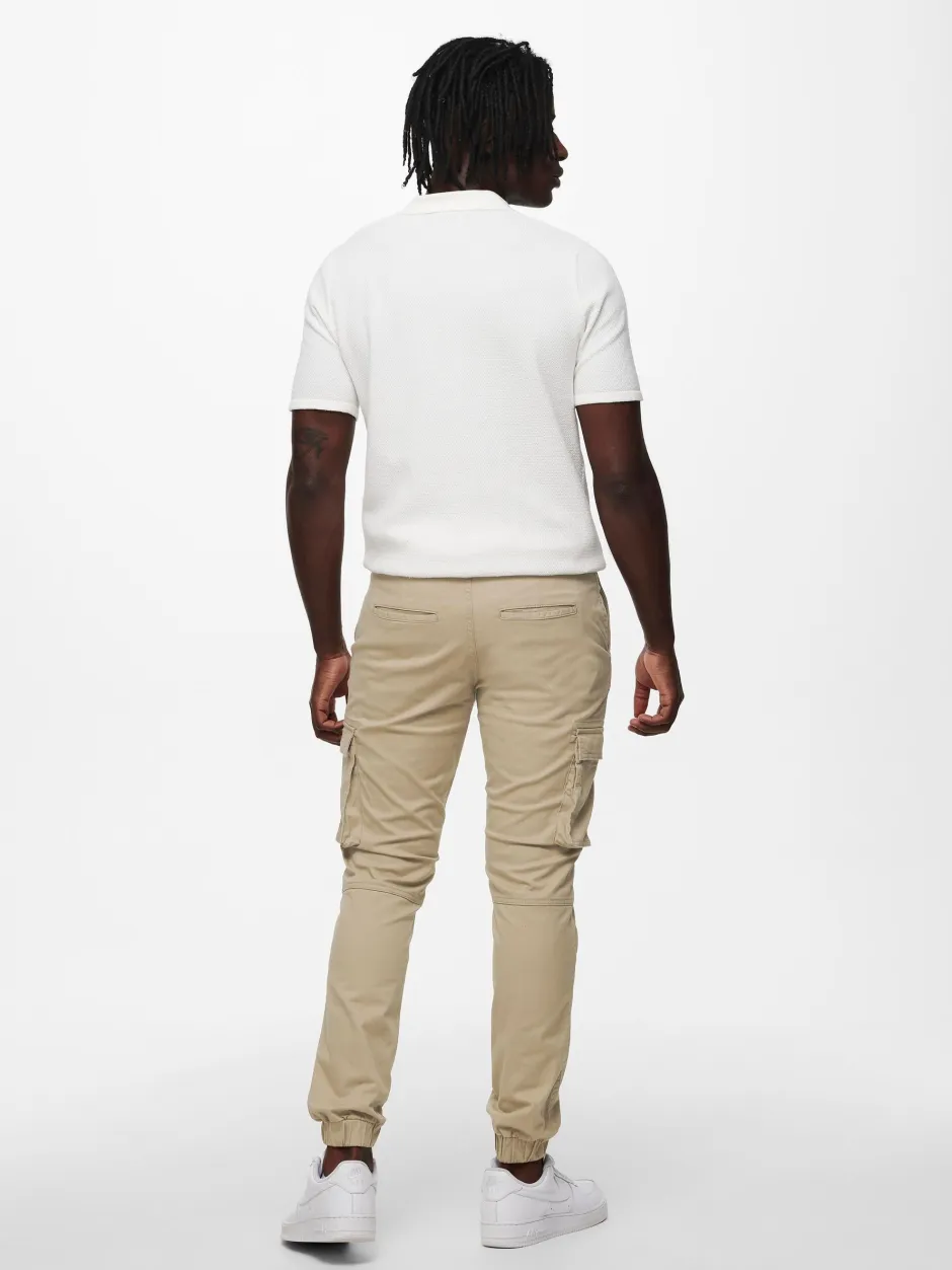 miesten housut, ONSCAM STAGE CARGO CUFF>Only and Sons Hot