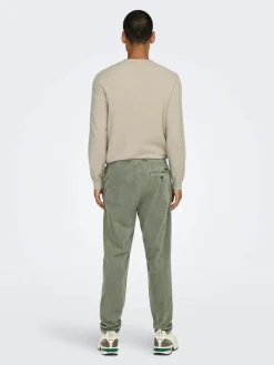 Miesten Housut, LINUS TAP CORDYROY PANT NOS>Only and Sons Hot