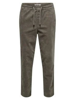 Miesten Housut, LINUS TAP CORDYROY PANT NOS>Only and Sons Discount