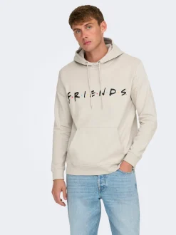 miesten huppari, FRIENDS REG HOODIE>Only and Sons Hot