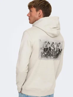 miesten huppari, FRIENDS REG HOODIE>Only and Sons Hot
