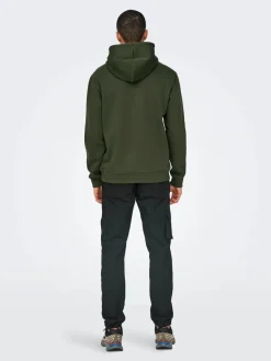 Miesten Huppari, ONSCONNOR REG SWEAT HOODIE NOS>Only and Sons Online