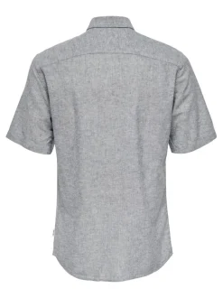 Miesten Kauluspaita ONSCAIDEN SS SOLID LINEN><noscript><img width=