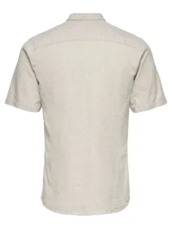 Miesten Kauluspaita ONSCAIDEN SS SOLID LINEN><noscript><img width=