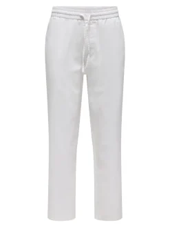 miesten kesähousut, SINUS LOOSE LIN PANT>Only and Sons Hot