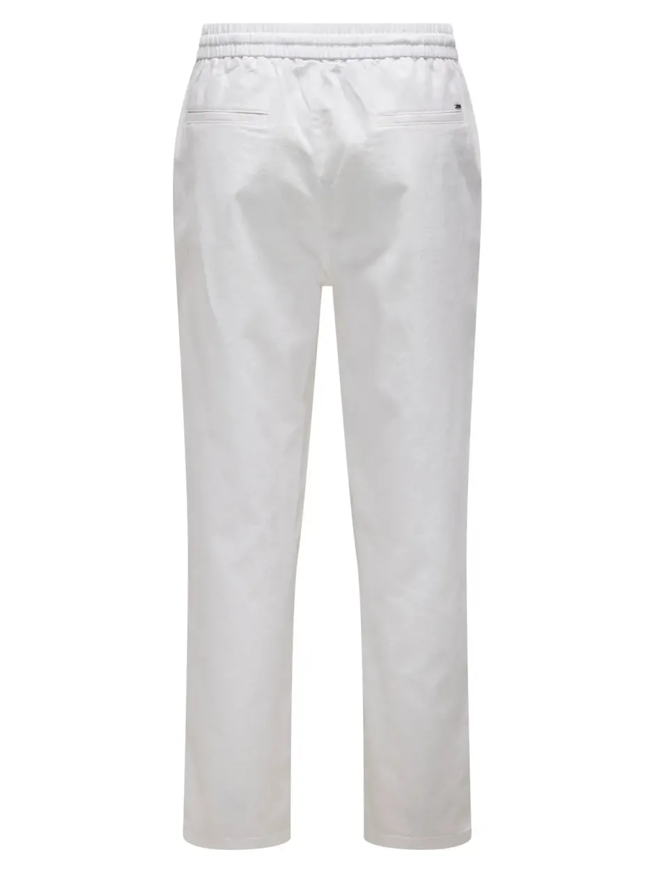 miesten kesähousut, SINUS LOOSE LIN PANT>Only and Sons Hot