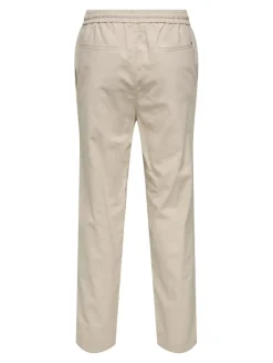 miesten kesähousut, SINUS LOOSE LIN PANT><noscript><img width=
