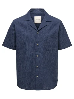 miesten lyhythihainen kauluspaita, ONSEYE RESORT SEERS 0009 SHIRT>Only and Sons Sale