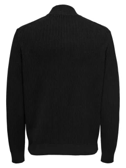 miesten neuletakki ONSLAW REG LS CARDIGAN KNIT FRML, musta>Only and Sons Clearance