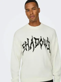 miesten neule, RANDY LIFE JAQ CREW NECK>Only and Sons Hot