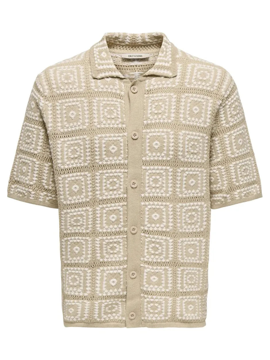 miesten paita, BART RLX SS SHIRT KNIT>Only and Sons Best