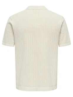 miesten paita ONSMOON REG 12 SS Polo Knit,>Only and Sons