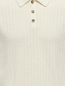 miesten paita ONSMOON REG 12 SS Polo Knit,><noscript><img width=