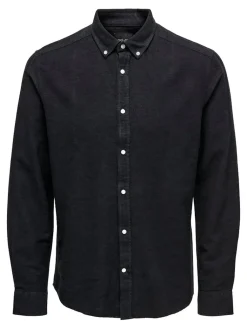Miesten Pellavapaita CARLO LINEN SHIRT>Only and Sons Outlet