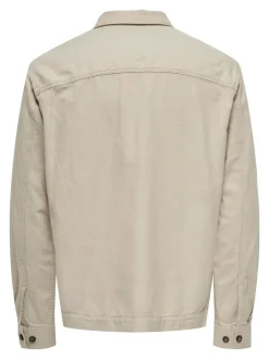 Miesten Pellava Paitatakki, Kenneth Overshirt><noscript><img width=