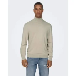 Miesten Pooloneule, Wyler Life Roll Neck Nos>Only and Sons Outlet