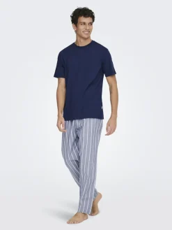miesten pyjamasetti ONSBILLIE PANT LOUNGE GIFTBOX,><noscript><img width=
