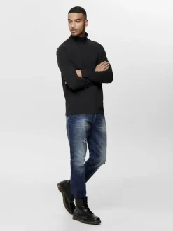 miesten roll neck ONSMICHAN LS ROLLNECK, musta><noscript><img width=