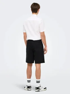 miesten shortsit, FADE BLACK SHORTS>Only and Sons Online