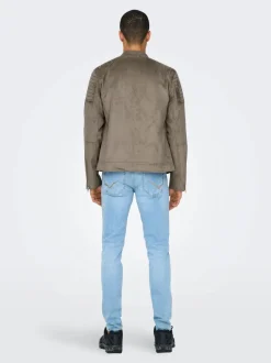 Miesten Takki, GUS FAUX LEATHER>Only and Sons Hot