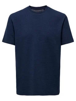 miesten t-paita, K KIAN REG SEERSUCKER SS TEE>Only and Sons Hot