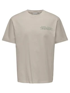 miesten t-paita Onsfred Life RLX SS Print Tee,>Only and Sons Clearance